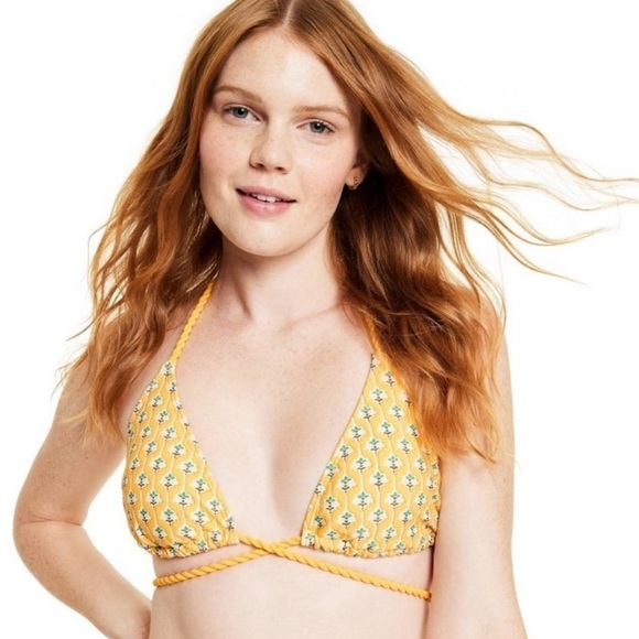 RHODE x Target Women's Dainty Lotus Print Triangle Bikini Top & Bottom - Picture 2 of 5